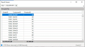 Execute a Query – Reporting for Oracle
