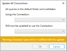 Update a Query Connection – Reporting for Oracle
